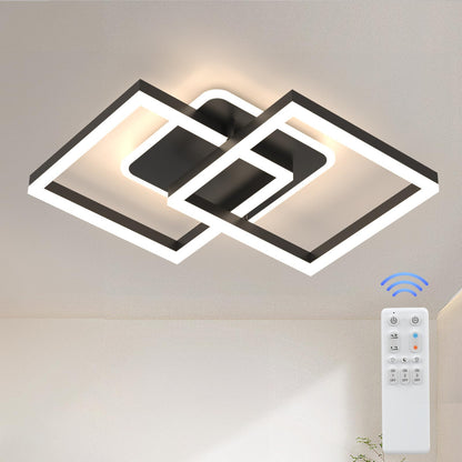 ANTENLICHT LED Deckenleuchte Modern Geometrisch Dimmbar - Schwarz