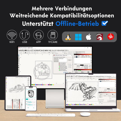 Longer RAY5 Laser Graviermaschine mit 10W Laser - 400x400mm