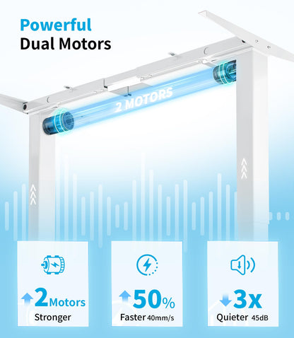 MAIDeSITe T2 Pro Plus Elektr. Sitz-Steh Schreibtisch 3-stufig