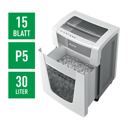 Leitz IQ Office Pro Aktenvernichter – Mikroschnitt P5