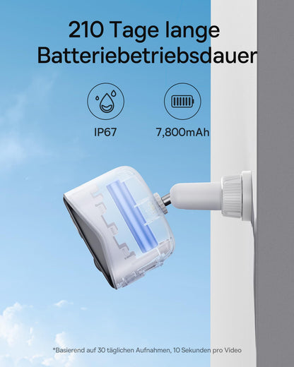 Baseus Security N1 Überwachungskamera Aussen Kabellos 3-Cam Kit 2K