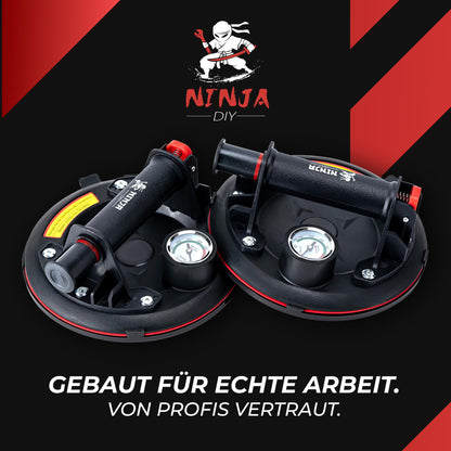 NINJA DIY Saugheber 2er Set – Glasheber für Fliesen & Fenster
