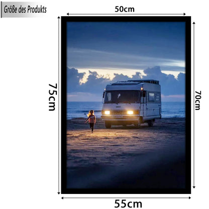 Tinkeps Bilderrahmen 50x70 cm, schwarz, 3er-Pack aus Holzwerkstoff