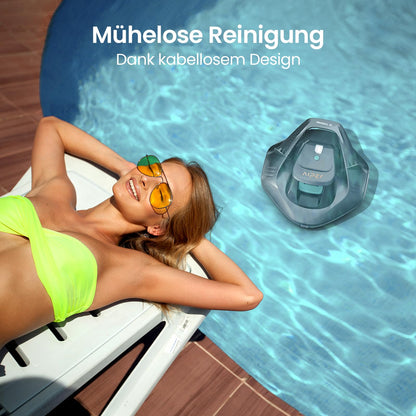 AIPER Seagull SE Poolroboter, kabelloser Poolsauger bis 80 m²