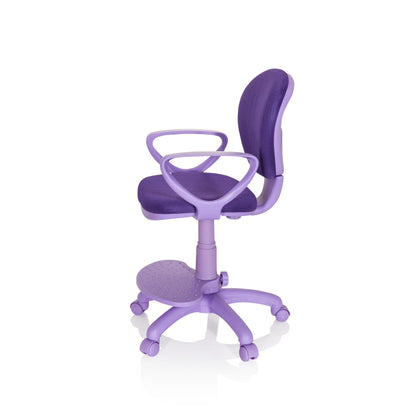 hjh OFFICE 671009 Kinderdrehstuhl Kid Colour Stoff Lila