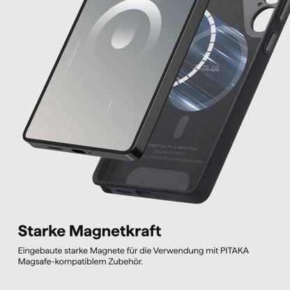 pitaka Samsung Galaxy S25 Ultra Aramid Schutzhülle - Schwarz/Grau