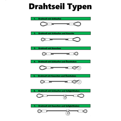 ALFA LOGISTIK Anschlagseil Stahl 12mm 8m mit Haken und Öse