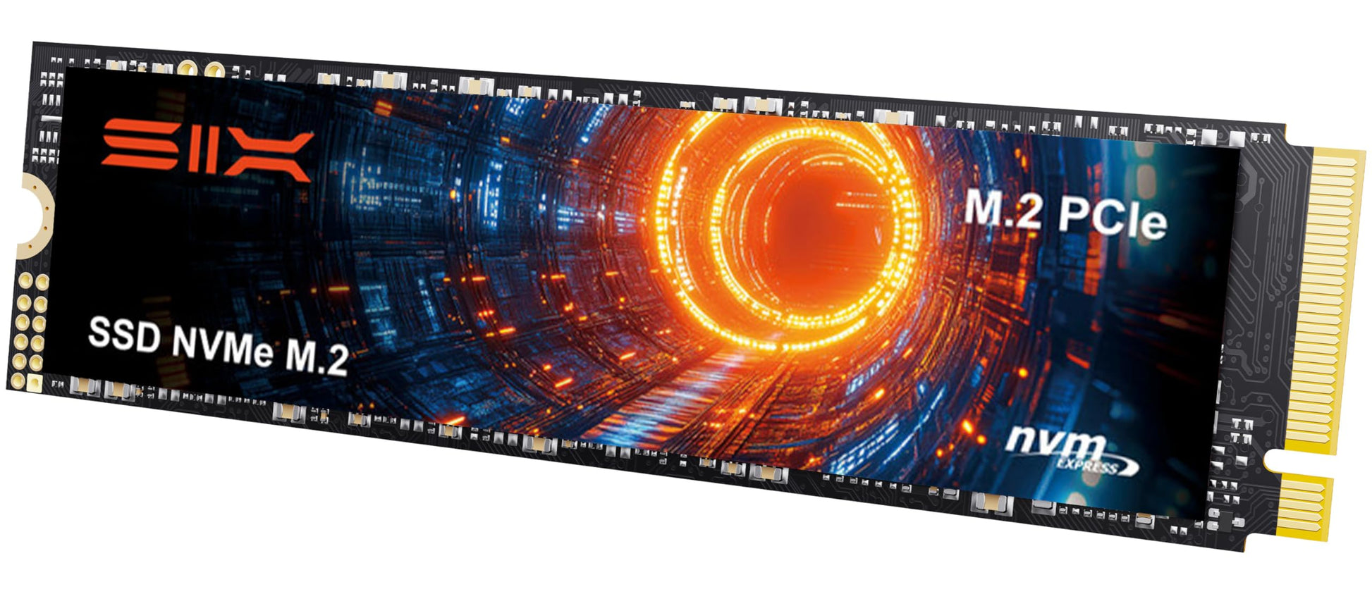 SIX X7400 NVMe M.2 SSD 1TB PCIe 4.0 mit Heatsink für PS5, Laptop & PC – interne SSD im M.2-2280-Format