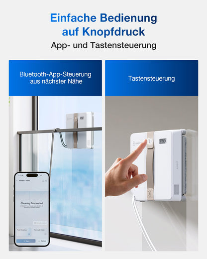 ECOVACS WINBOT MINI kompakter Fensterputzroboter - Weiss