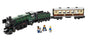 LEGO Creator Expert Smaragdexpress Eisenbahnset 10194: Grüner Dampflok, Tender und Passagierwagen aus LEGO Steinen zum Bau eines detaillierten Eisenbahnmodells.