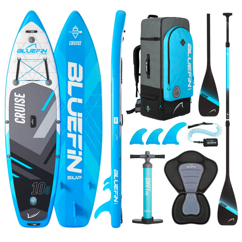 Bluefin SUP CRUISE 2020 Stand Up Paddle Board Set - Blau 10"8'