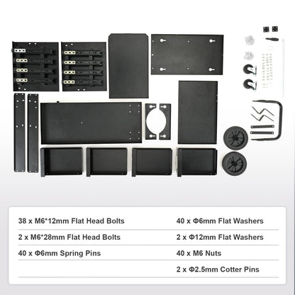 VEVOR Schweißwagen - 2 Ablagen, 4 Schubladen, 2 Gasflaschenhalter