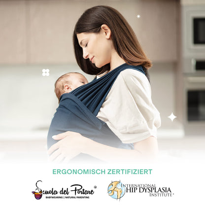 Koala Babycare Babytragetuch – elastisch, einfach anzuziehen (bis 15 kg)