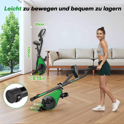 VANNECT X-Bike Heimtrainer klappbar, Ergometer bis 150 kg