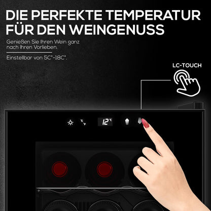 Tronitechnik Bordeaux Weinkühlschrank - 12 Flaschen freistehend