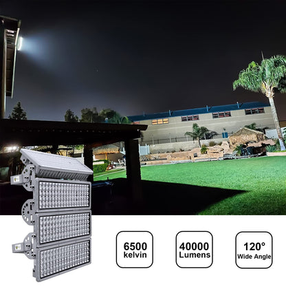 POWFUL 400W LED Flutlichtstrahler – IP67 Aussen 6500K