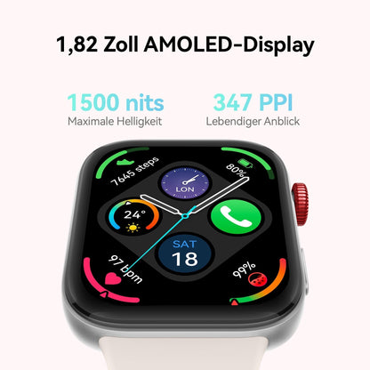 HUAWEI Watch FIT 3 Smartwatch, 1,82 Zoll AMOLED-Display, GPS, Schwarz