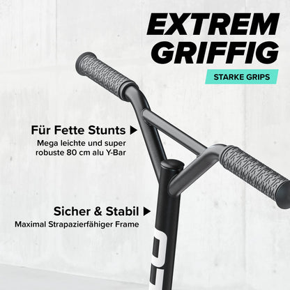 Apollo Genius Pro Freestyle Kinder Tretroller – ab 6 Jahren