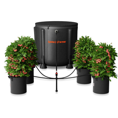 Spider Farmer Automatisches Bewässerungssystem 50 L mit 25W Pumpe, Eimer und 8 Tropf-Emitter