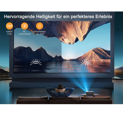 YABER Heimkino Beamer 1080P Full HD – Auto Fokus WiFi 6
