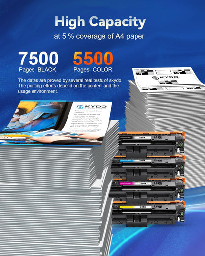 Skydo Toner Kompatibel HP 220X / 220A – Schwarz für Laserjet Pro