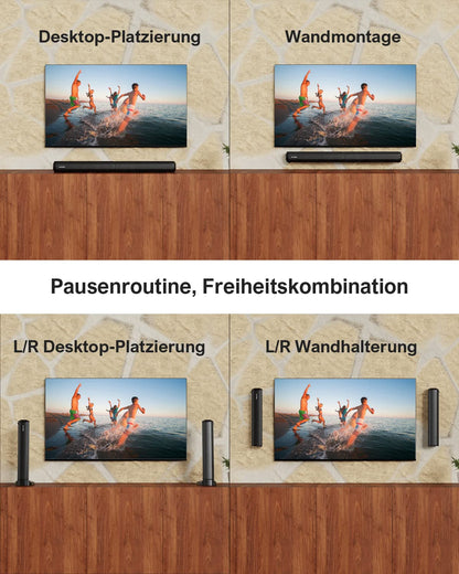 ULTIMEA Apollo S40 Pro 2.2 Soundbar - teilbar, app-gesteuert