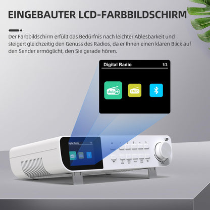 LFF Küchenradio DAB+ Unterbau - Bluetooth & Farbdisplay
