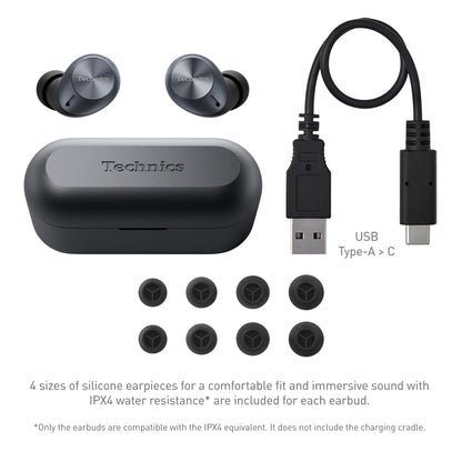 Technics EAH-AZ40E-K In-Ear Bluetooth Kopfhörer – Schwarz