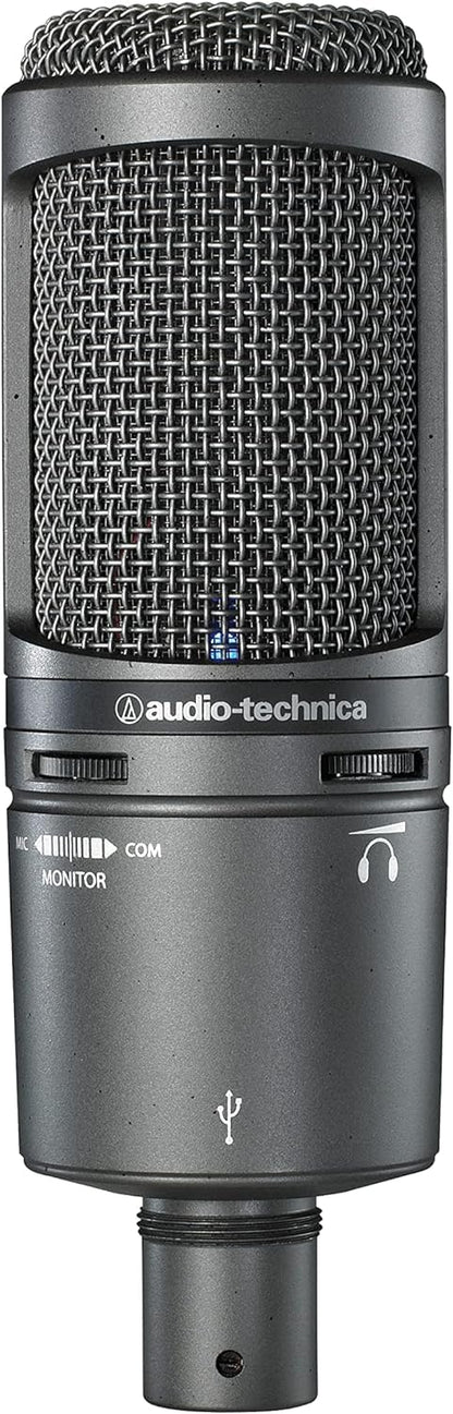 Audio-Technica AT2020USB+ USB Kondensatormikrofon Niere Schwarz