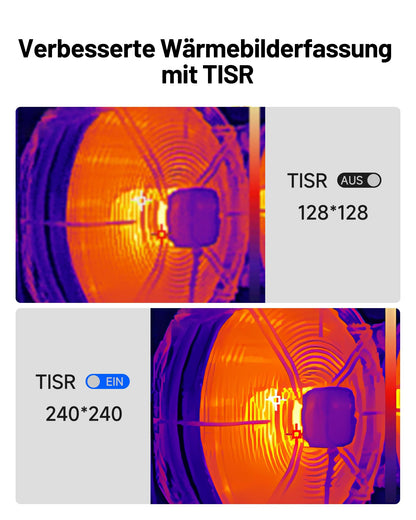 TOPDON TC004 Mini Wärmebildkamera mit 240x240 IR-Auflösung