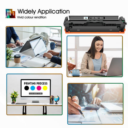 Cool Toner 219X 219A Toner 4er-Pack kompatibel für HP Color LaserJet