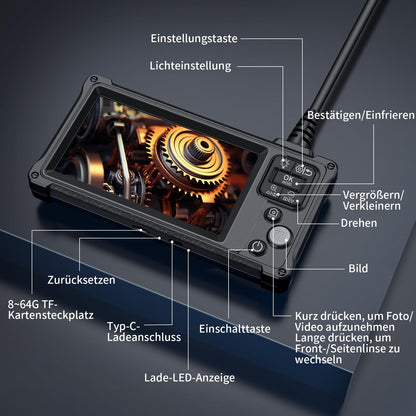 Ennovor HD Dual Lens Endoskopkamera – 1920P, 8mm, 5M