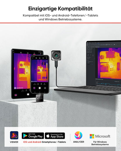 HIKMICRO Mini2PlusV2 Wärmebildkamera – 512x384 SuperIR, iOS/Android