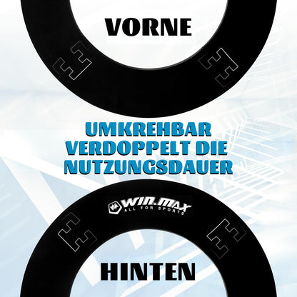 WIN.MAX Dart Surround Auffangring EVA schwarz für 455 mm Dartscheiben