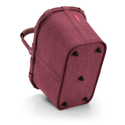 reisenthel carrybag twist maroon Einkaufskorb mit Innentasche, 22 l