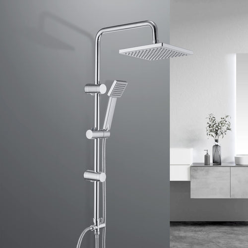 JOHO Edelstahl Regendusche Duschsystem 20x20cm ohne Armatur