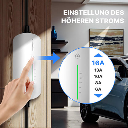 EVSEdesigner Mobile Wallbox Typ 2 Ladekabel 11 kW CEE 16A 6 m