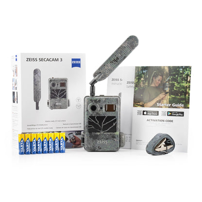 ZEISS Secacam 3 60° 4G Wildkamera mit SIM-Karte und 32 GB Speicher