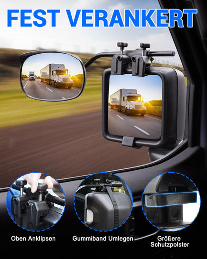 SUPAREE Wohnwagen Zusatzspiegel Konvexspiegel – Universal 2er-Set