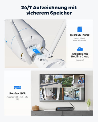 Reolink RLC-810WA 4K Wi-Fi 6 Überwachungskamera - Outdoor