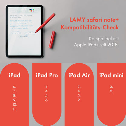 LAMY Safari Note+ Digitaler Stift für iPad – All Black