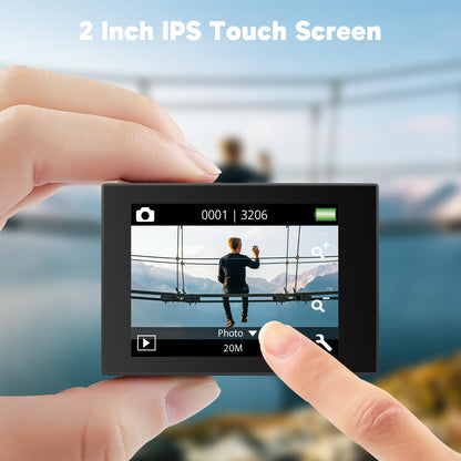AKASO EK7000 Pro Action Cam 4K 20MP wasserdicht mit Touchscreen