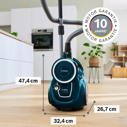 Bosch Serie 6 ProFamily BGC41XFMLY Staubsauger beutellos blau