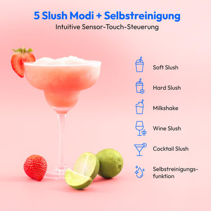 MEDION Slush Maschine MD12090 mit Kompressor und 5 Getränkemodi