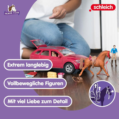 Schleich HORSE CLUB Abenteuer mit Auto und Pferdeanhänger 42535