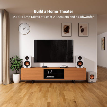 Fosi Audio BT30D Pro Bluetooth HiFi Verstärker 2.1 Kanal