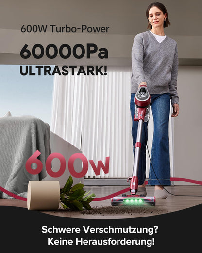 Vexilar C8 Beutelloser Handstaubsauger mit Kabel – 600W Leistung