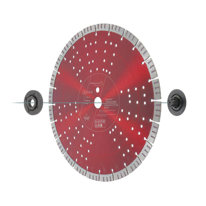 PRODIAMANT Turbo Diamant-Trennscheibe Beton - 350mm x 25,4mm