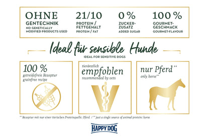 Happy Dog Sensible Montana M Trockenfutter - Pferd 10kg