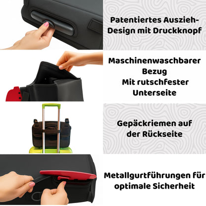 BubbleBum TelePort Kindersitzerhöhung, faltbar, i-Size, schwarz
